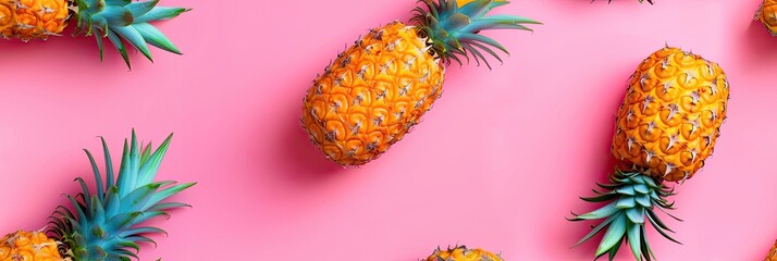 cute pineapple background