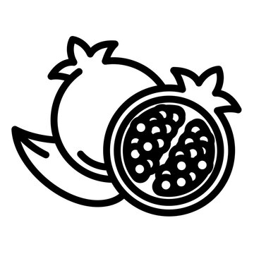 recommend clip art: Pomegranate Icon