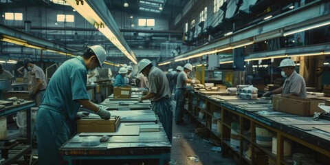 factory workers Generative AI