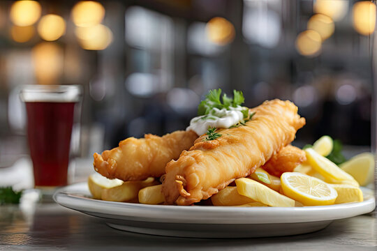 Famous food: fish and chips