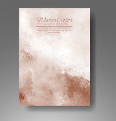 Cards with watercolor background. Design for your cover, date, postcard, banner, logo.