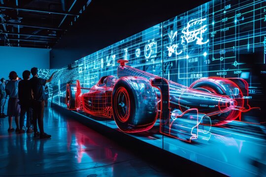 A cultural festival of racing, where hologram doctors display the art of medicine in motion