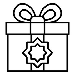 Gift icon for ramadan and eid celebrations
