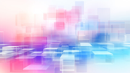 illustration abstract background with squares_5