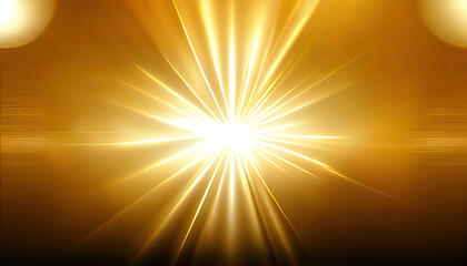 Golden trendy luxury background. AI render.