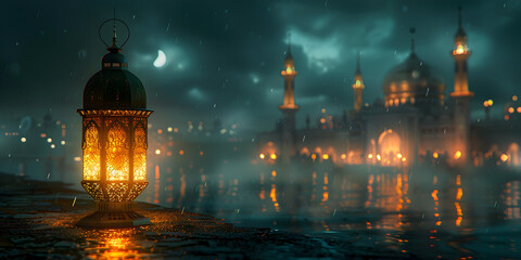 Islamic Background design for Ramadan Kareem - obrazy, fototapety, plakaty
