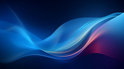 illustration abstract blue wave background_27