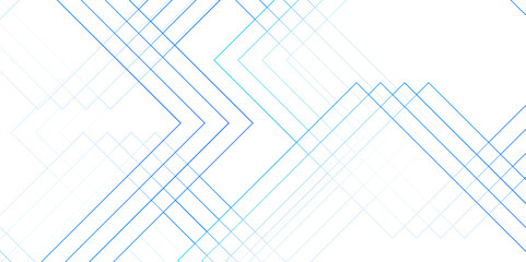 Abstract white gray and blue vector blueprint background with modern design. Vector abstract futuristic architecture concept with digital geometric connection gold lines	
