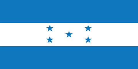 Flag of Honduras, brush stroke background