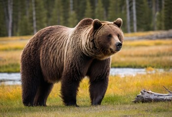 Large grizzly bear