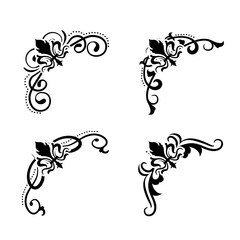 Text separator Baroque decoratice divider book typography ornament design elements vintage dividing shapes Border illustration