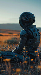 A singularity event witnessed through the eyes of an android, pondering its place in this new world