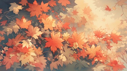 紅葉テクスチャー7