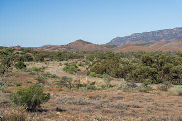 Scenery by the Elder Range lookout in the Flinders Ranges