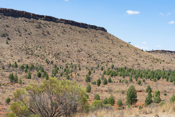 Scenery from the Great Wall of China lookout area of the Flinders Ranges