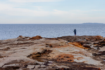 Fototapeta na wymiar RUgged coastline, South Coast , New South Wales, Australia