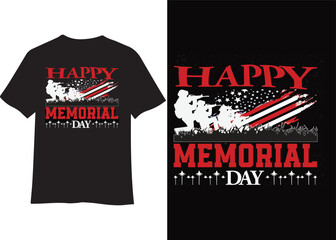 Happy Memorial Day T-Shirt Design