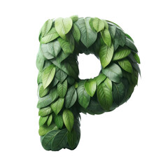 Obraz premium Isolated 3D Letter on a Clear PNG Canvas Generative AI