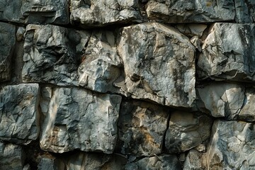 Textured background of a natural stone surface Resembling an ancient wall