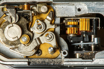 Old dirty camera winder