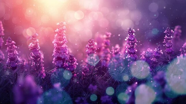 Abstract Lavender background