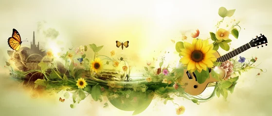 Foto op Plexiglas spring flower background © Muhammad