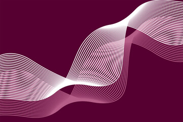 wave line abstract background