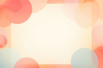 Soft, abstract pastel shapes