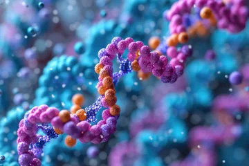 Fotobehang Microscopic Image of Gene Expression Profile © ЮРИЙ ПОЗДНИКОВ