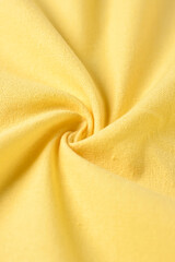 yellow cotton texture color of fabric textile industry, abstract image for fashion cloth design background
