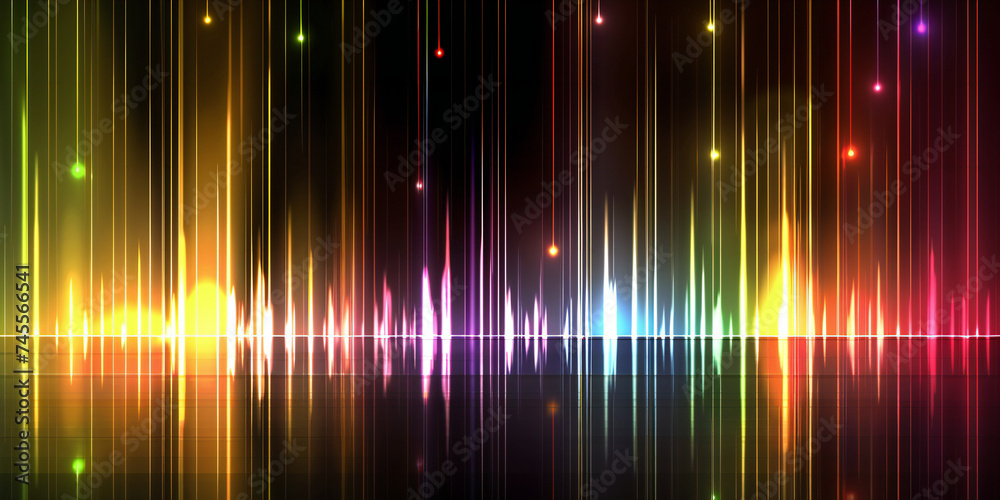 Wall mural future technology line background and light effect cyberpunk style background