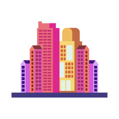 Obraz premium City Building Illustration