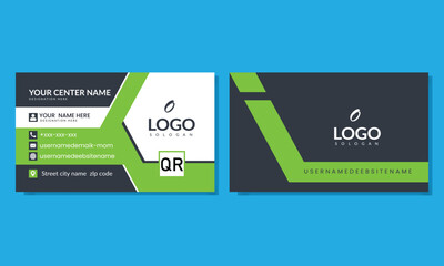 Corporate Business Card templete vactor Corporate modern and simple visiting card design template And Visiting Caed Design , rpersonal, office, company