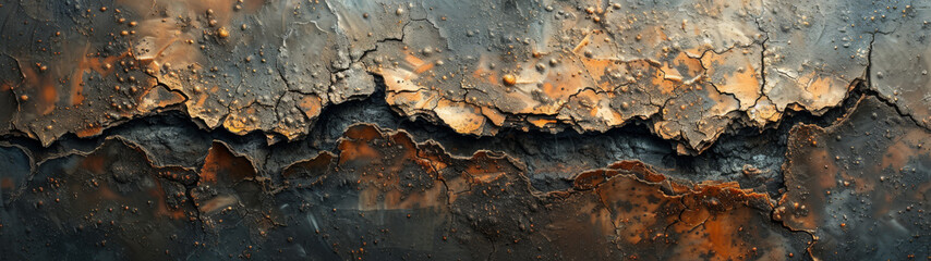 Close Up of Rusty Metal Surface - obrazy, fototapety, plakaty