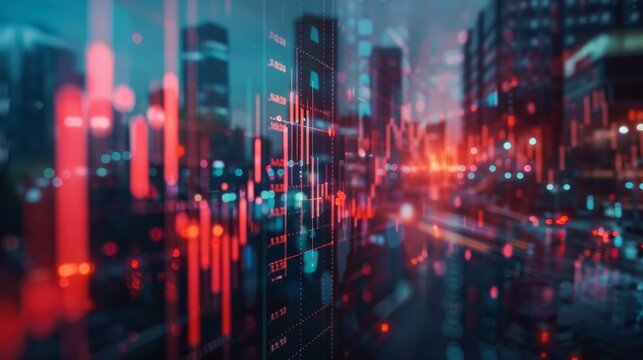 Visualize the dynamic world of finance and investment, where strategies evolve amidst the digital age