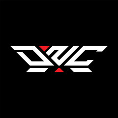 DNC letter logo vector design, DNC simple and modern logo. DNC luxurious alphabet design  