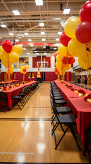 Glimpse of Tradition: A Vibrant and Anticipated High School Homecoming Night Awaits