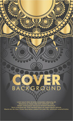 Luxury mandala background with golden arabesque pattern arabic islamic east style.decorative mandala for print, poster, cover, brochure, flyer, banner.
