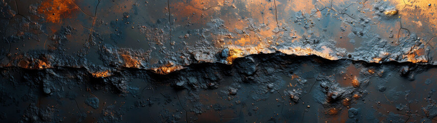 Close Up of Rusty Metal Surface