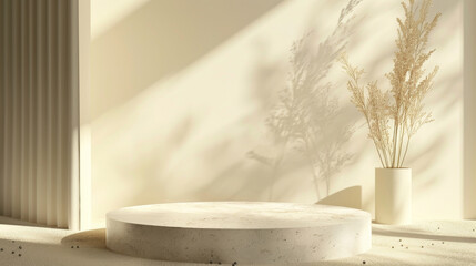 Fototapeta premium Plant vase on ledge