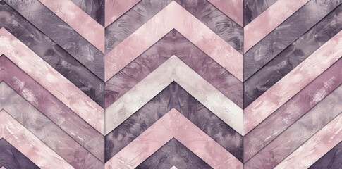 Pink and Purple Chevroned Wallpaper Pattern