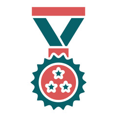 Gold Medal Icon Style