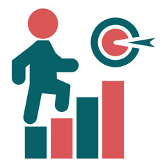 Achieving Goals Icon Style