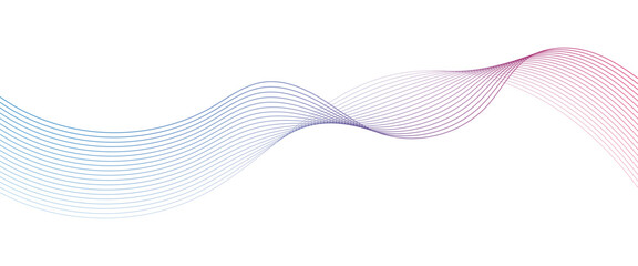 Flowing Dot Wave Pattern Halftone Curve Shape on Transparent Background