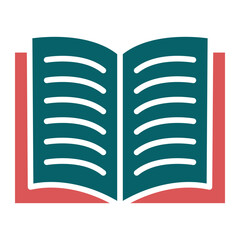 Open Book Icon Style