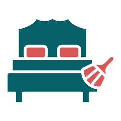 Mattress Cleaning Icon Style