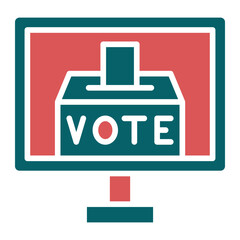 Electronic Voting Icon Style