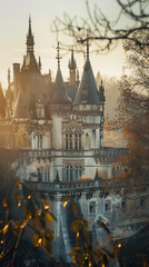 Fototapeta premium Beautiful generic castle architecture detail