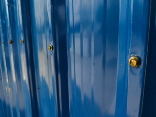 Fototapeta premium background and texture, blue zinc roof