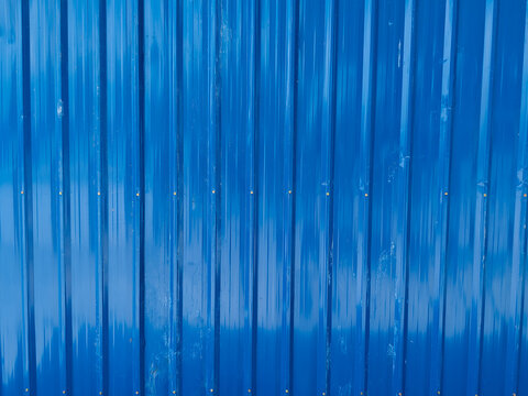 background and texture, blue zinc roof